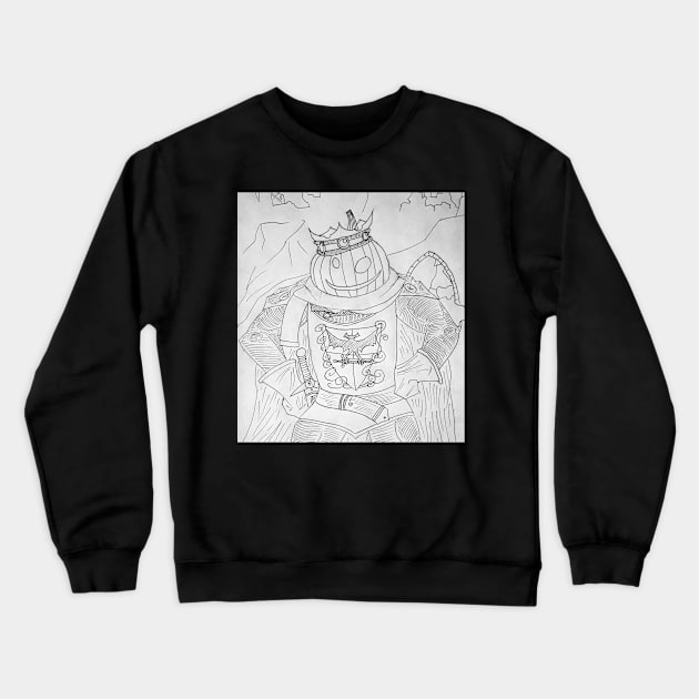 Pumpkin King - Pumpking Crewneck Sweatshirt by JonGrin